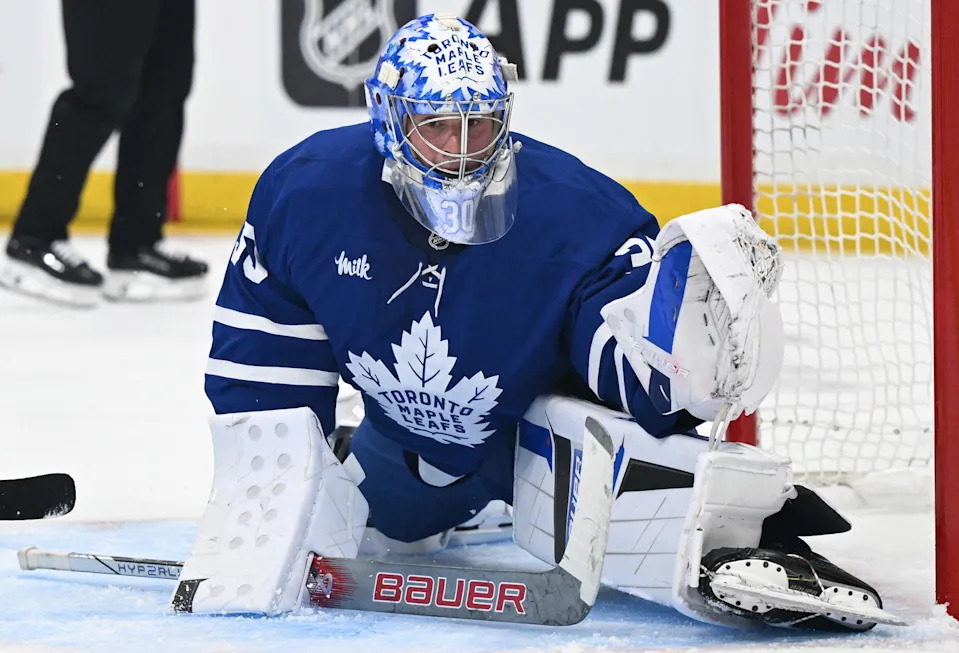 Cayden Primeau (© Dan Hamilton-Imagn Images)