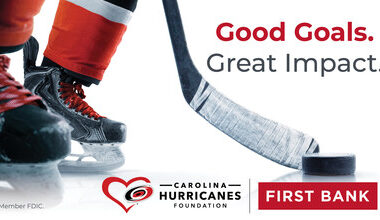 First Bank and Carolina Hurricanes Extend Good Goals Partnership
