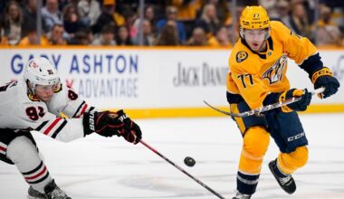 How Ryan Ellis aided Luke Evangelista during standoff with Predators