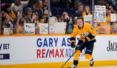 Matthew Wood scores first NHL goal for Predators vs Flyers