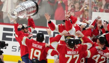 Panthers repeat as NHL champs; Sam Bennett named playoff MVP