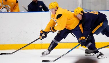 Predators' Matthew Wood is 'week to week' with lower body injury