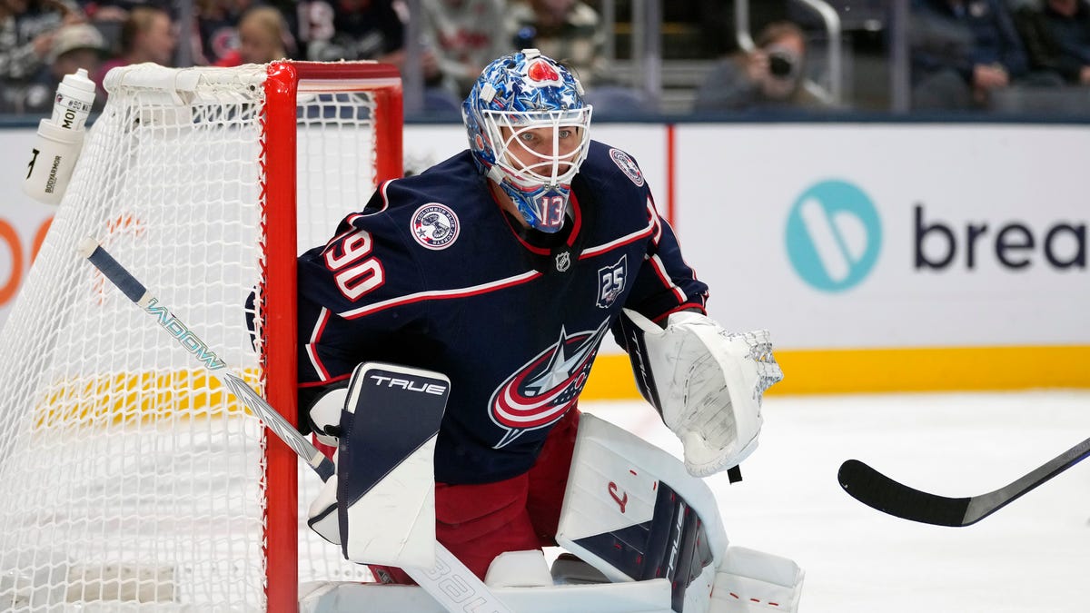 Merzlikins to start for Columbus Blue Jackets vs. Minnesota Wild