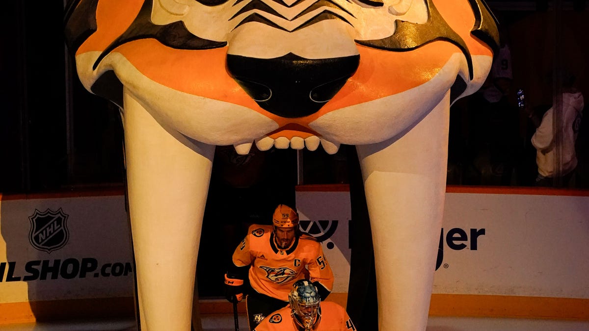 Nashville Predators opening-night projected roster for 2025-26 season