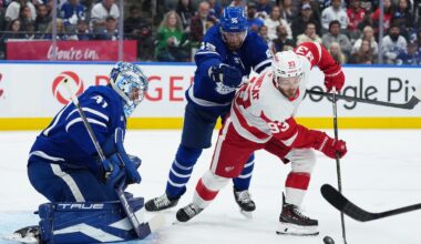 What time is Detroit Red Wings game vs Toronto Maple Leafs on Monday
