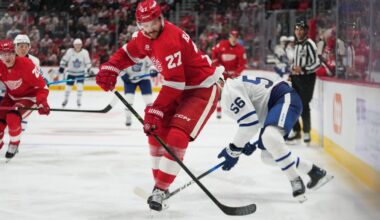 Red Wings' game in Toronto Monday moved up because of ALCS
