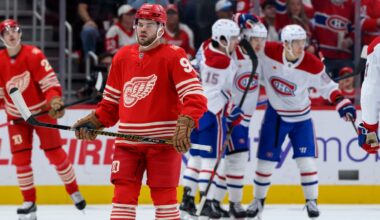 Red Wings start season on losing note, falling 5-1 to Montreal