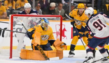 Overturned goal spoils Blue Jackets' opener against Predators