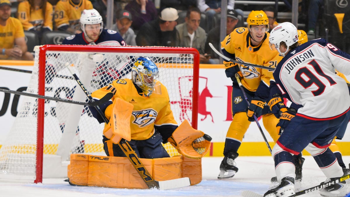 Overturned goal spoils Blue Jackets' opener against Predators