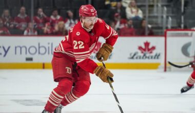 Forward day-to-day for Detroit Red Wings