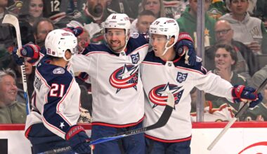 Marchenko hat trick helps Columbus Blue Jackets down Minnesota Wild