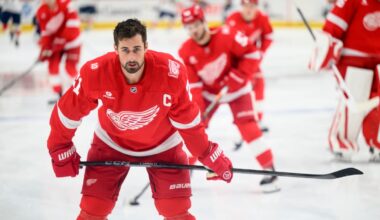 Detroit Red Wings captain Dylan Larkin named NHL first star after red-hot start