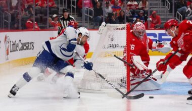 Detroit Red Wings strike in OT for 2-1 win over Tampa Bay Lightning