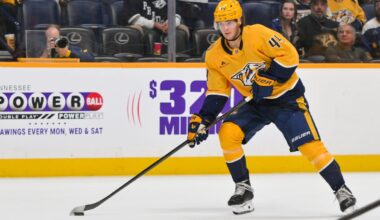 Predators' Brady Martin sent to OHL for rest of season after 3 NHL games