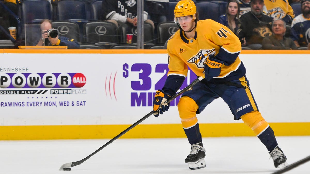 Predators' Brady Martin sent to OHL for rest of season after 3 NHL games