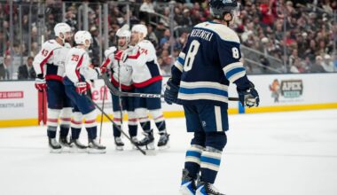 Washington Capitals topple Columbus Blue Jackets with late push