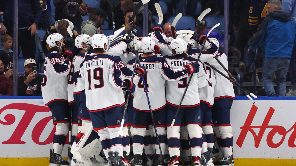 Miles Wood's two goals lead Columbus Blue Jackets past Buffalo Sabres