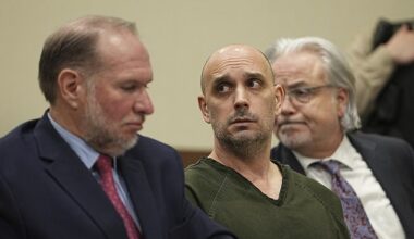 Sean Higgins (pictured in April) appeared in court on Wednesday as he and his defense team attempted to have his confession thrown out ahead of his trial