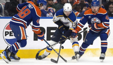 Huh!? No Oilers forward line has scored more then one even strength goal this year