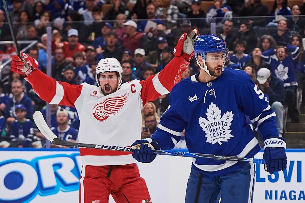 Maple Leafs again fall short against scrappy Red Wings