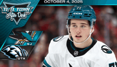 Sharks Finish Preseason with 6-4 Loss to Utah - 10/4/2025 - Teal Town USA After Dark (Postgame)
