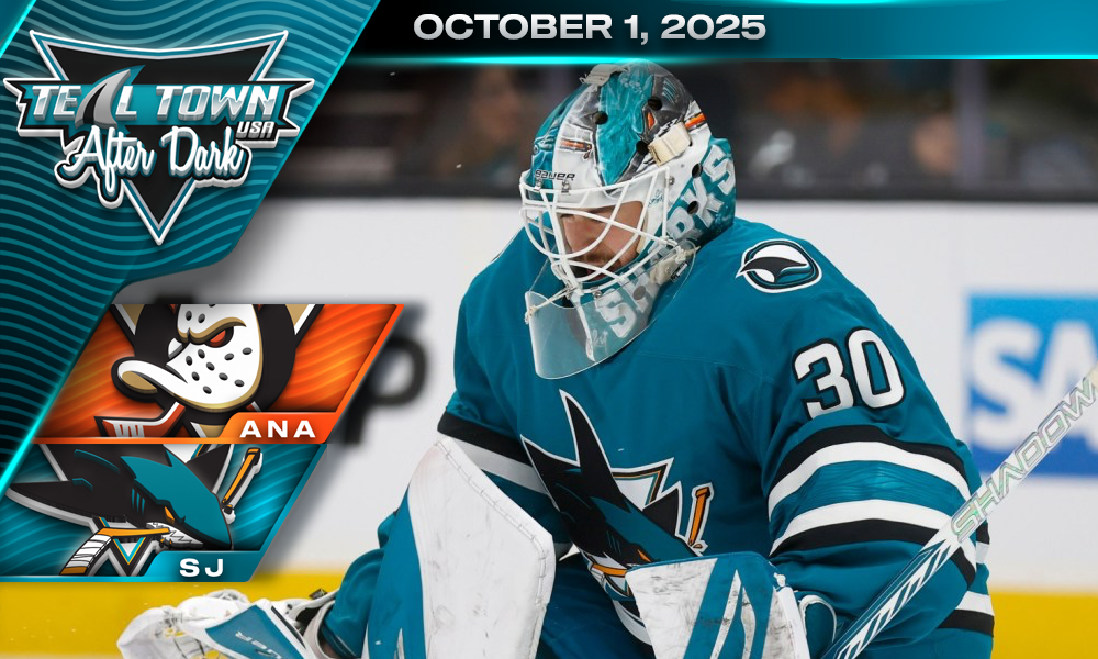 Sharks Fall Short Again to Ducks 5-2 - 10/1/2025 - Teal Town USA After Dark (Postgame)