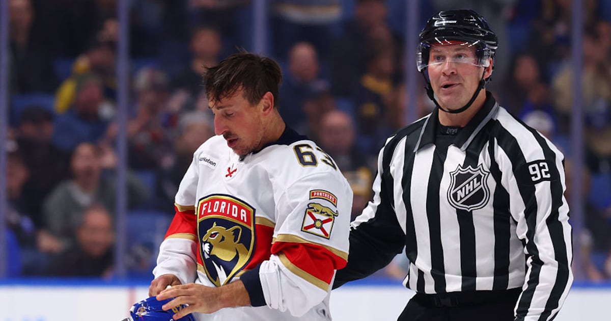 NHL officials are filling the penalty box so far this season