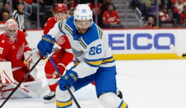 Red Wings Dominate Blues 5-2 as St. Louis Extends Losing Streak to Five Games