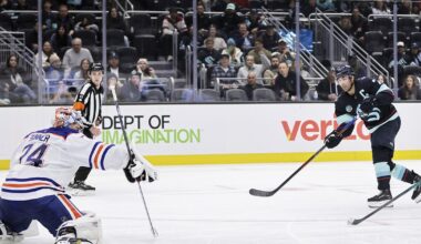 Eberle scores 2 goals as Kraken beat Oilers 3-2 to improve franchise's best start to 5-2-2