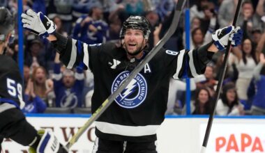Kucherov gets 1,000th career point in Lightning's game against Ducks
