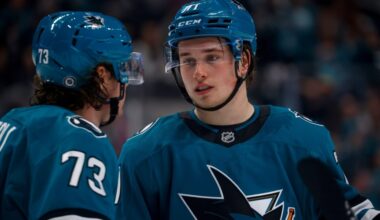 San Jose Sharks center Macklin Celebrini inches toward playing again