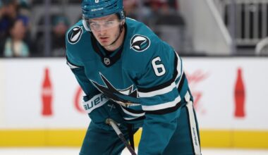 San Jose Sharks' Sam Dickinson to make NHL debut vs. Anaheim Ducks