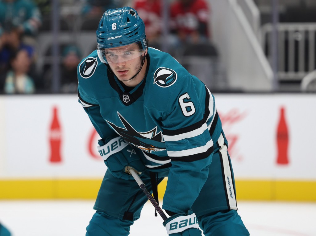 San Jose Sharks' Sam Dickinson to make NHL debut vs. Anaheim Ducks