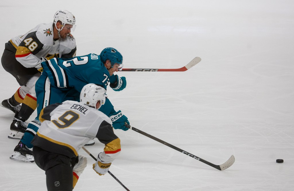 San Jose Sharks fall apart in overtime loss to Vegas Golden Knights
