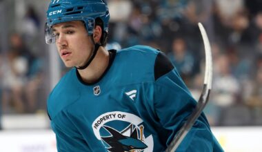 San Jose Sharks include Michael Misa, Sam Dickinson on NHL roster