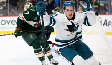 San Jose Sharks' Macklin Celebrini scores in OT in win over Minnesota Wild