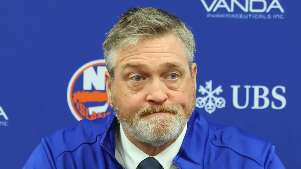 Patrick Roy, head coach for the New York Islanders