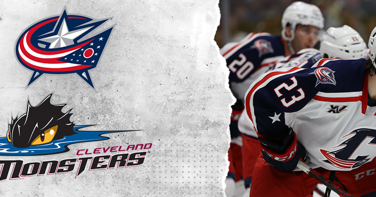 Cleveland Monsters | Columbus Blue Jackets, Cleveland Monsters…