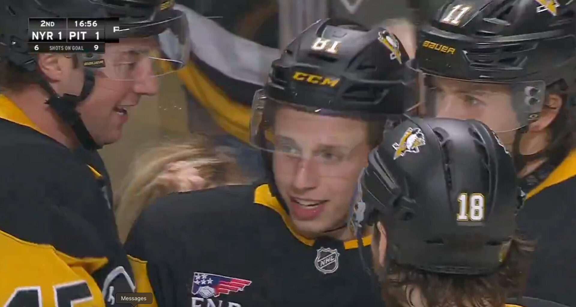Ben Kindel Scores First NHL Goal, and It's a Beaut