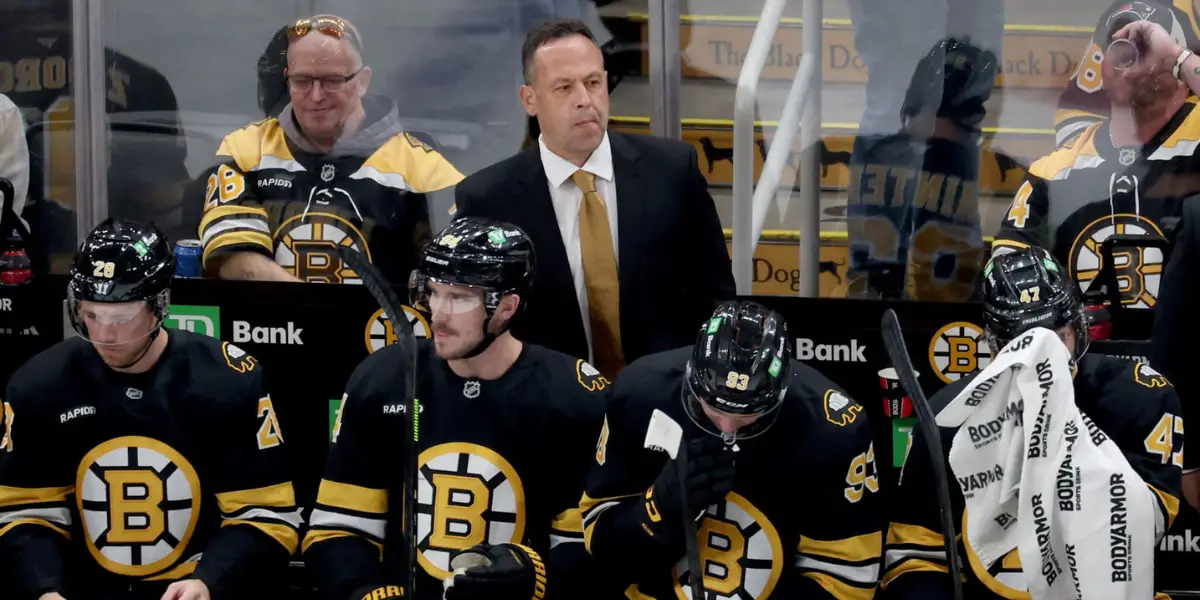 Boston Bruins bench 2025-26