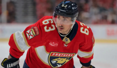 Brad Marchand skating for the Florida Panthers