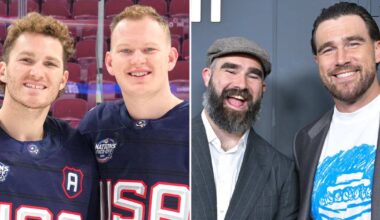 Brady Tkachuk Gives Honest Opinion About Fight With Kelce Brothers (Excl)