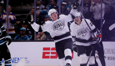 Kings Overcome Sharks' Comeback and Shooting Barrage for Narrow Win - The Hockey Writers - Los Angeles Kings