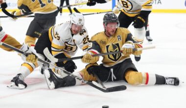 Bruins comeback attempt fails, they fall to Vegas, 6-5