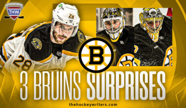 Elias Lindholm, JeremySwayman and Joonas Korpisalo that 3 Boston Bruins Surprises