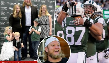 Nick Mangold's life in pictures after Jets legend's tragic passing