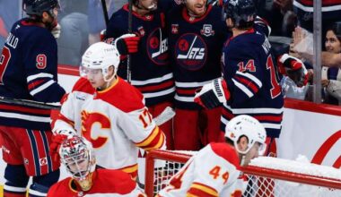Winnipeg Jets ride four-goal second period to down Flames 5-3 - Winnipeg