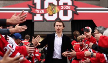 Chicago Blackhawks celebrate centennial season at home opener