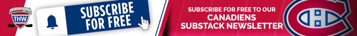 SUBSCRIBE FOR FREE TO OUR MONTREAL CANADIENS SUBSTACK NEWSLETTER