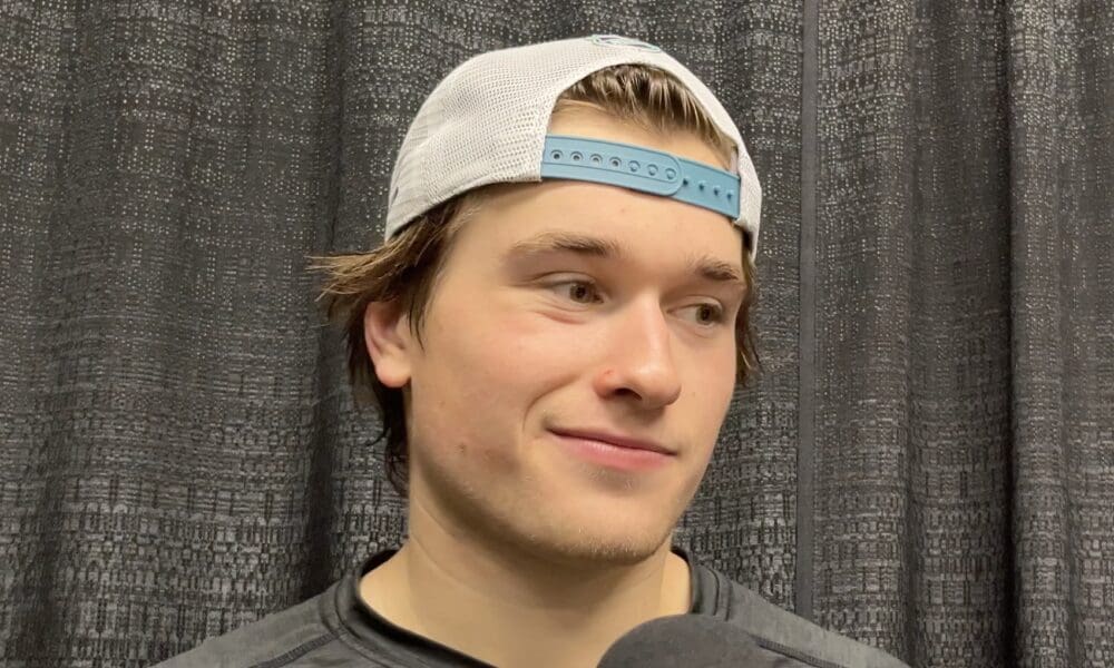 Sharks Locker Room: Celebrini Going From Rookie to Superstar?